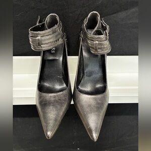 Guess Metallic Silver Women's Heels